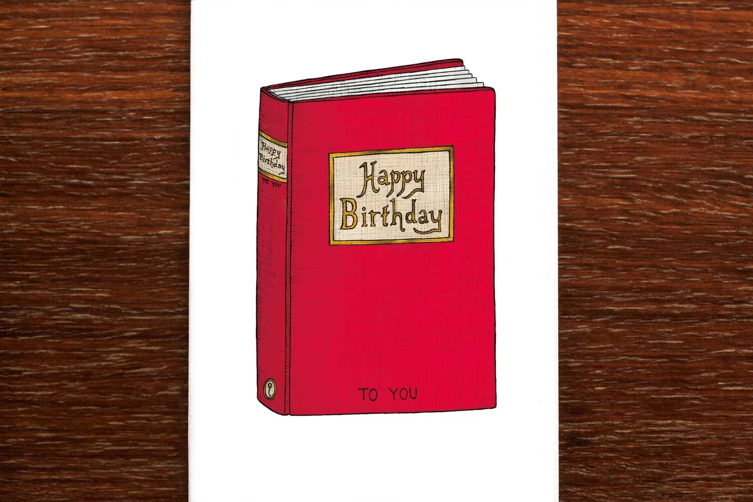 Happy Birthday Book Lover Card