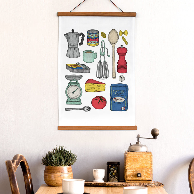 10 Fun Ways To Hang Tea Towel Art | The Nonsense Maker Blog