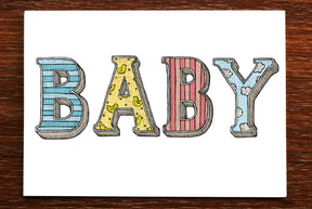 Baby Type - Card for Newbron