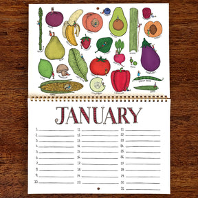 Seasonal Fruit & Veg - Kitchen Calendar