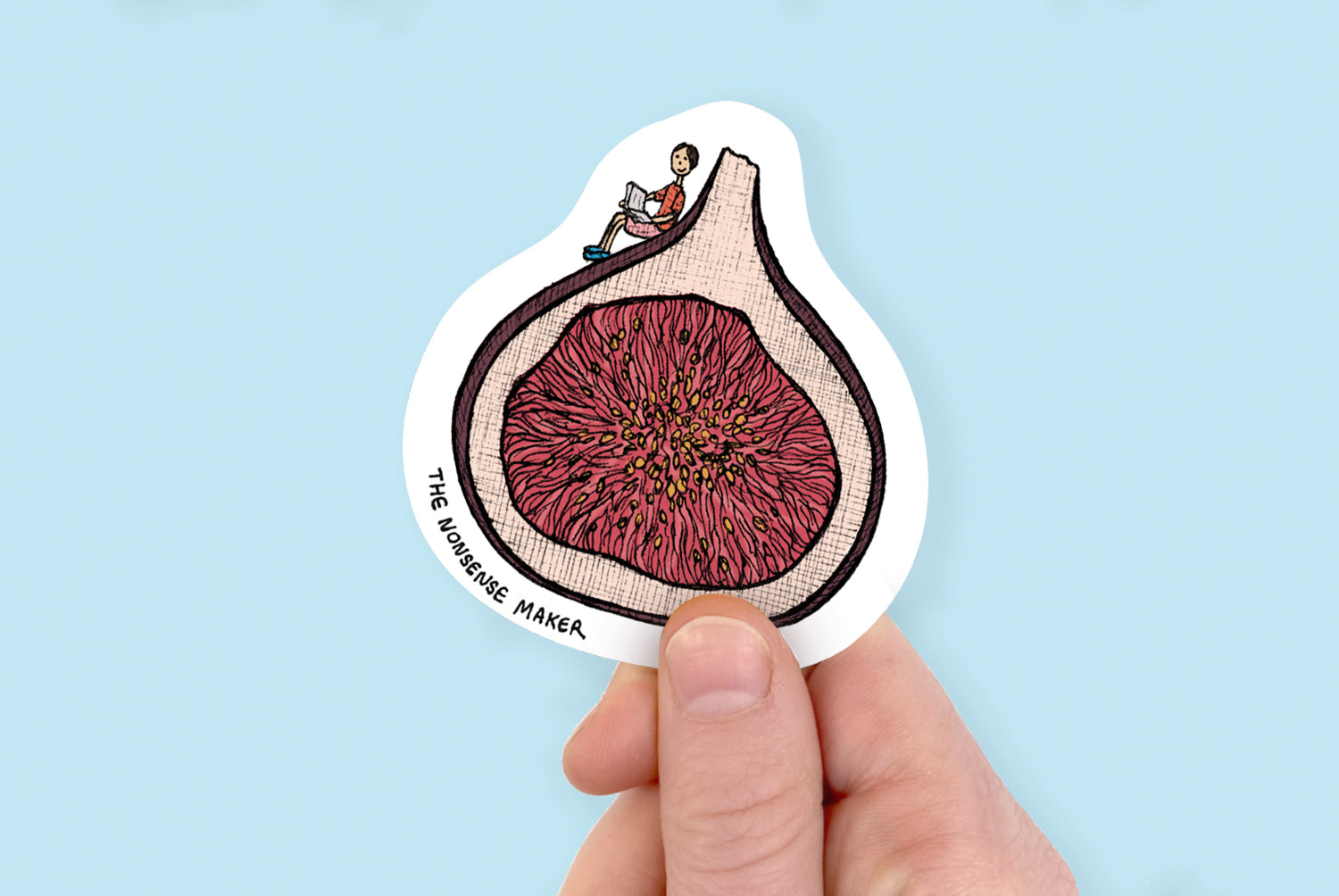 Fig Sticker - Vinyl Stickers