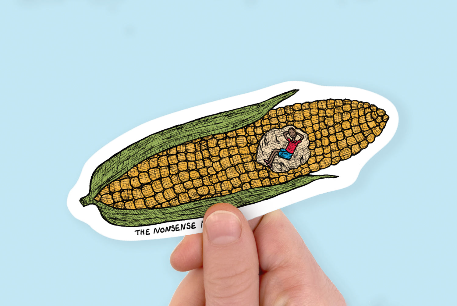 Corn Sticker - Vinyl Stickers