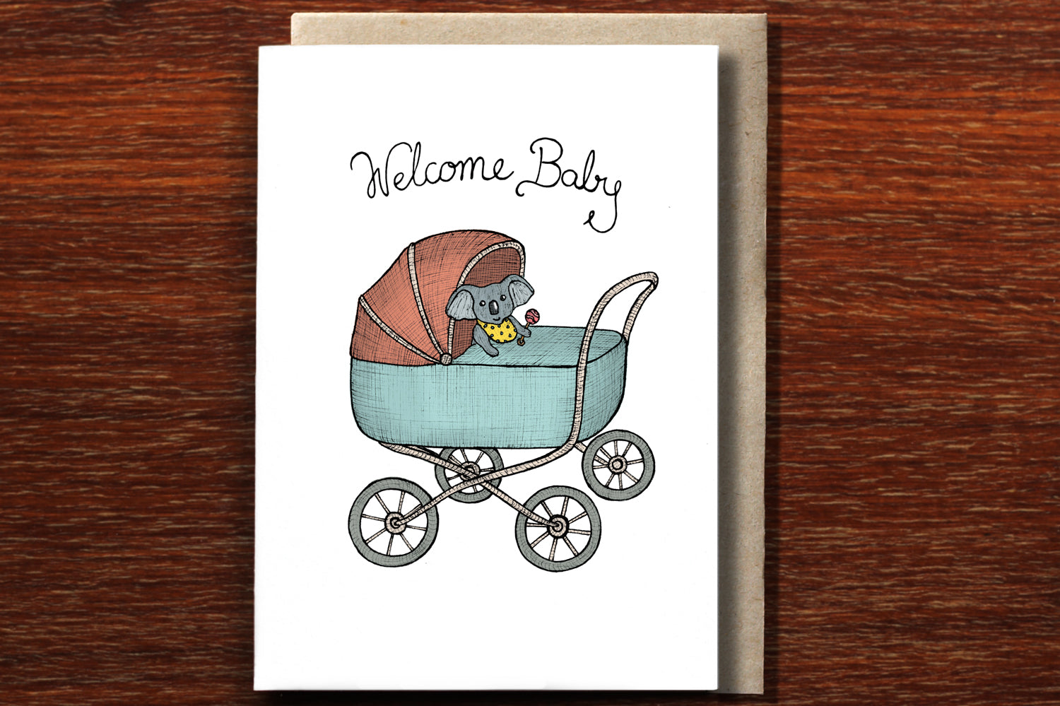 Koala Baby - Card for Newborn