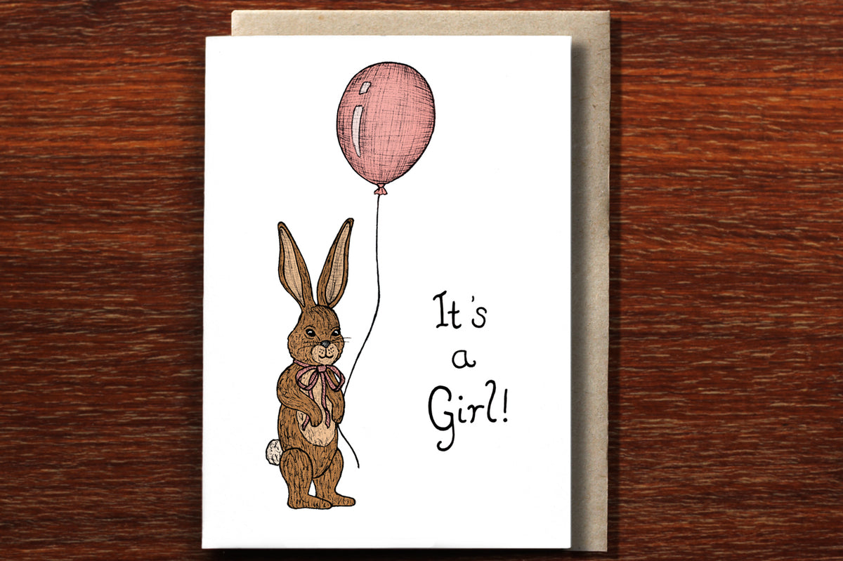 It's a Girl - Card for Newborn