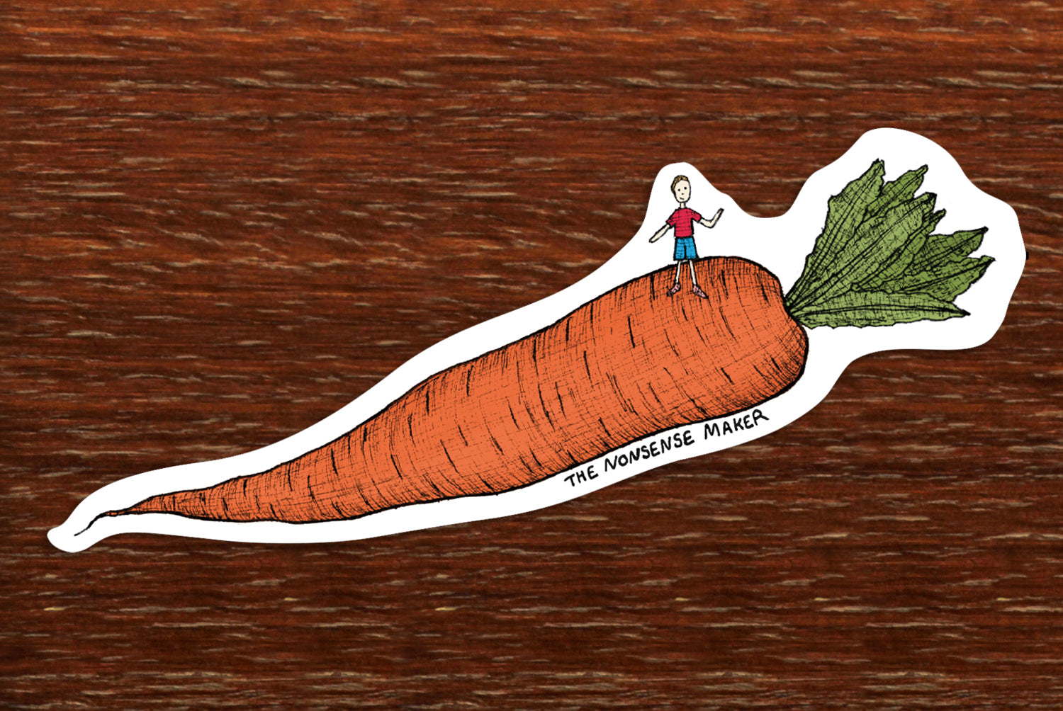 Carrot Sticker - Vinyl Stickers