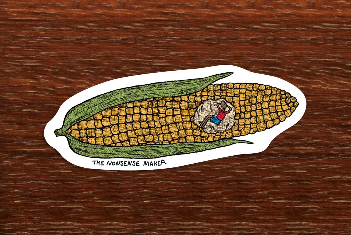 Corn Sticker - Vinyl Stickers