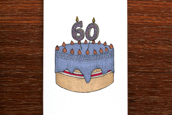 Buy/Send 60th Birthday Fondant Cake Online @ Rs. 2414 - SendBestGift